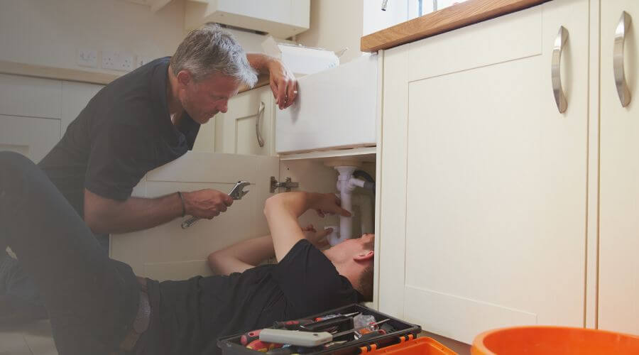 Professional burst pipe repair services in Madison, KS
